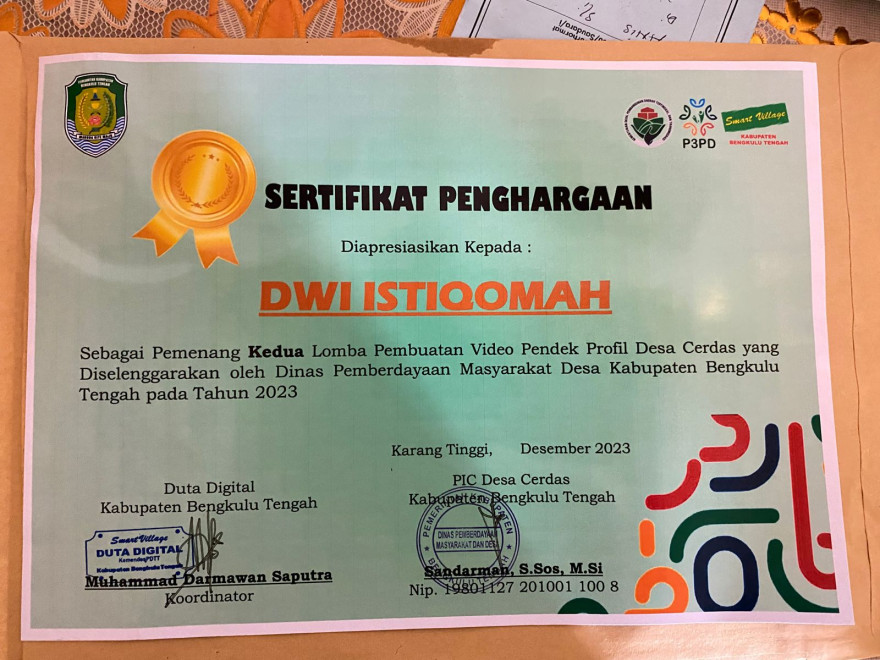 Album : PIAGAM JUARA PROFIL DESA 